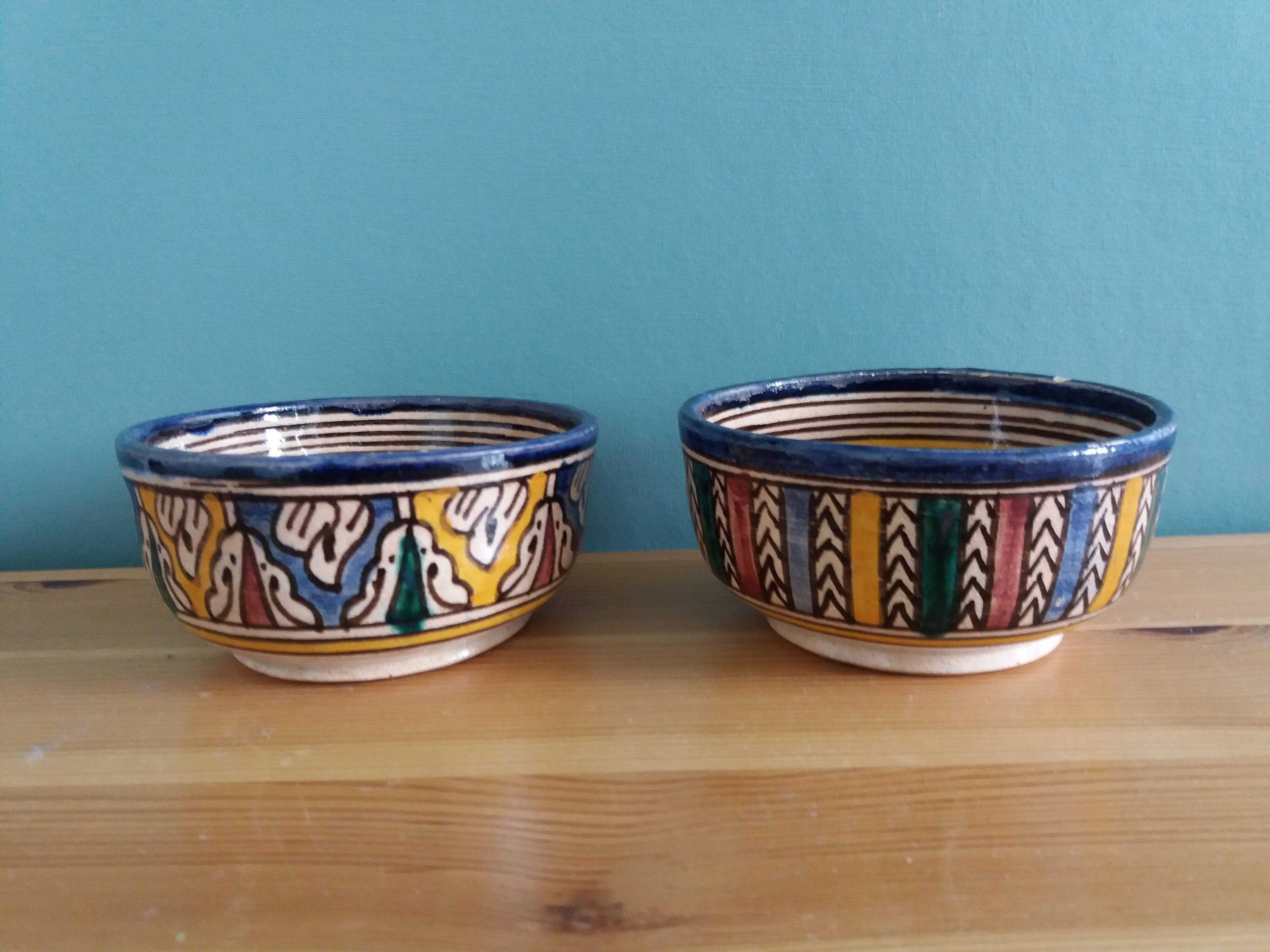 Moroccan bowls and cups
