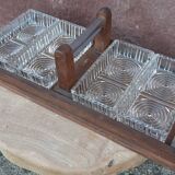 Art Deco ramekin holder, server or aperitif tray