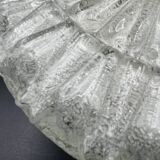 Plafonnier en verre relief sablé RZB