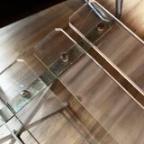 Set of 4 plexiglass folding chairs by Yonel Lebovici and Bernard Berthet 1970