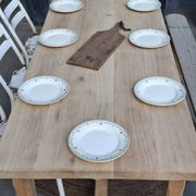 N052 table de ferme rénovée