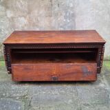 Coffre de mariage cassone en bois