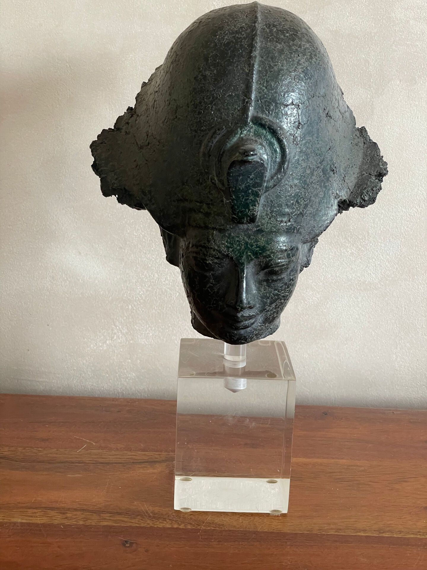 Sculpture Head workshop Michel Cayla Egypt