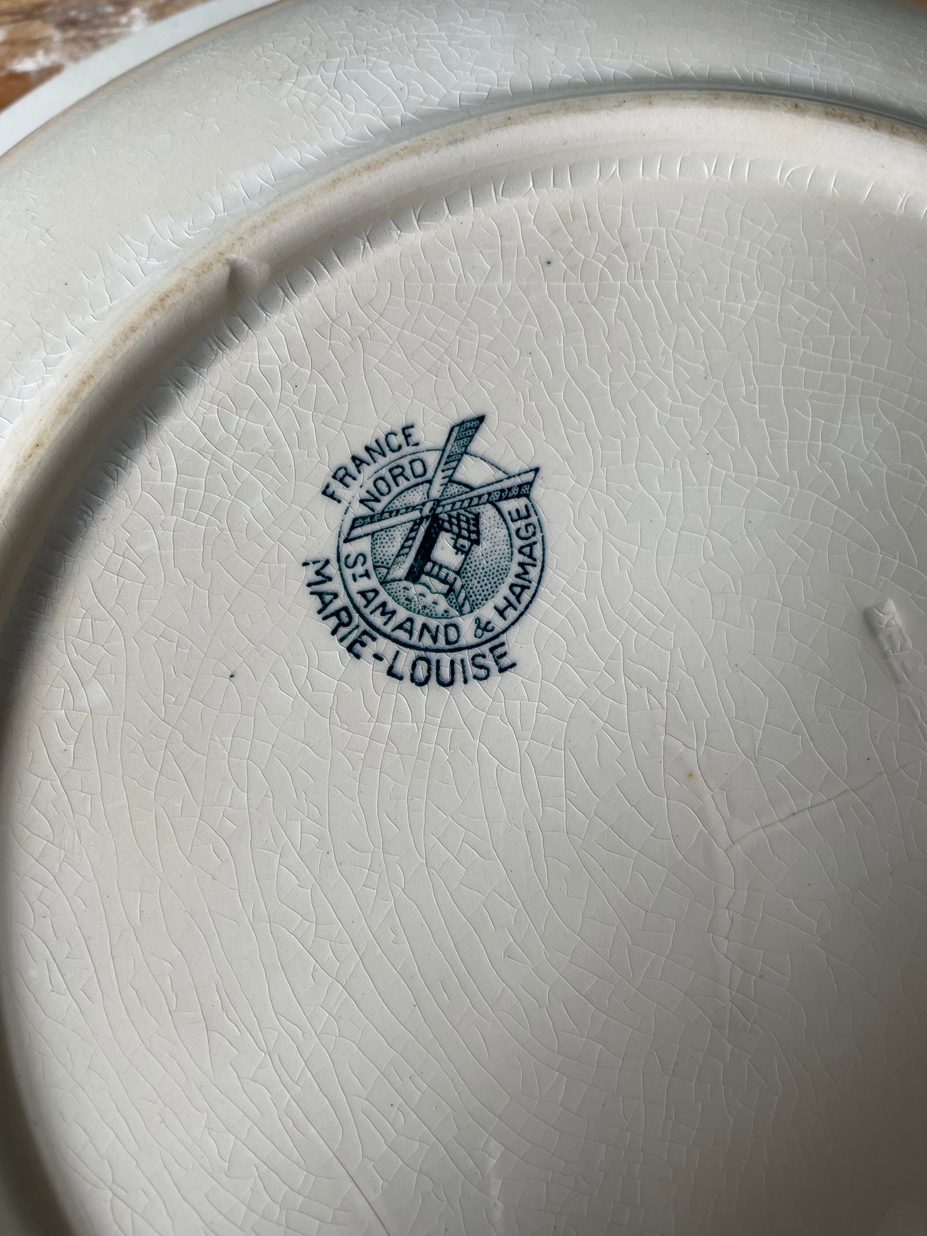 Salad bowl Terre de Fer "Marie-Louise" St Amand & Hamage