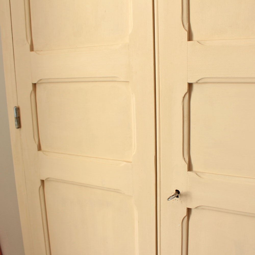 High and narrow Parisian wardrobe