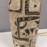 Large ceramic table lamp from Danish Royal Copenhagen.