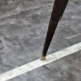 Mid-Century Velvet Dining Chairs, 1950s, Set of 4