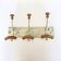 Wall coat rack - 3 hooks Rustic Vintage Bistro - 1950