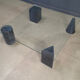 Vintage Italian marble coffee table, 1970s