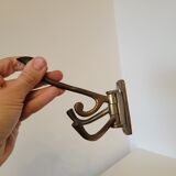 2 hooks with 4 rotating hooks each in brass
