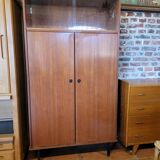 Vintage teak wardrobe from the 60s