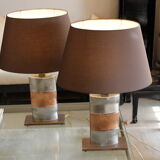 Pair of Murano lamps