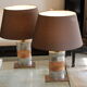 Pair of Murano lamps