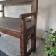 Duo of fireplace benches