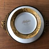 Trinket bowl in brass and porcelain from Paris