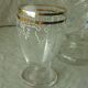 Enameled glass carafes bottles for perfume late 19th century