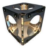 Goffredo Reggiani - Cube lamp - tafellamp - verchroomd staal - 1970's