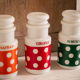 Lot de 4 pots à épices vintage