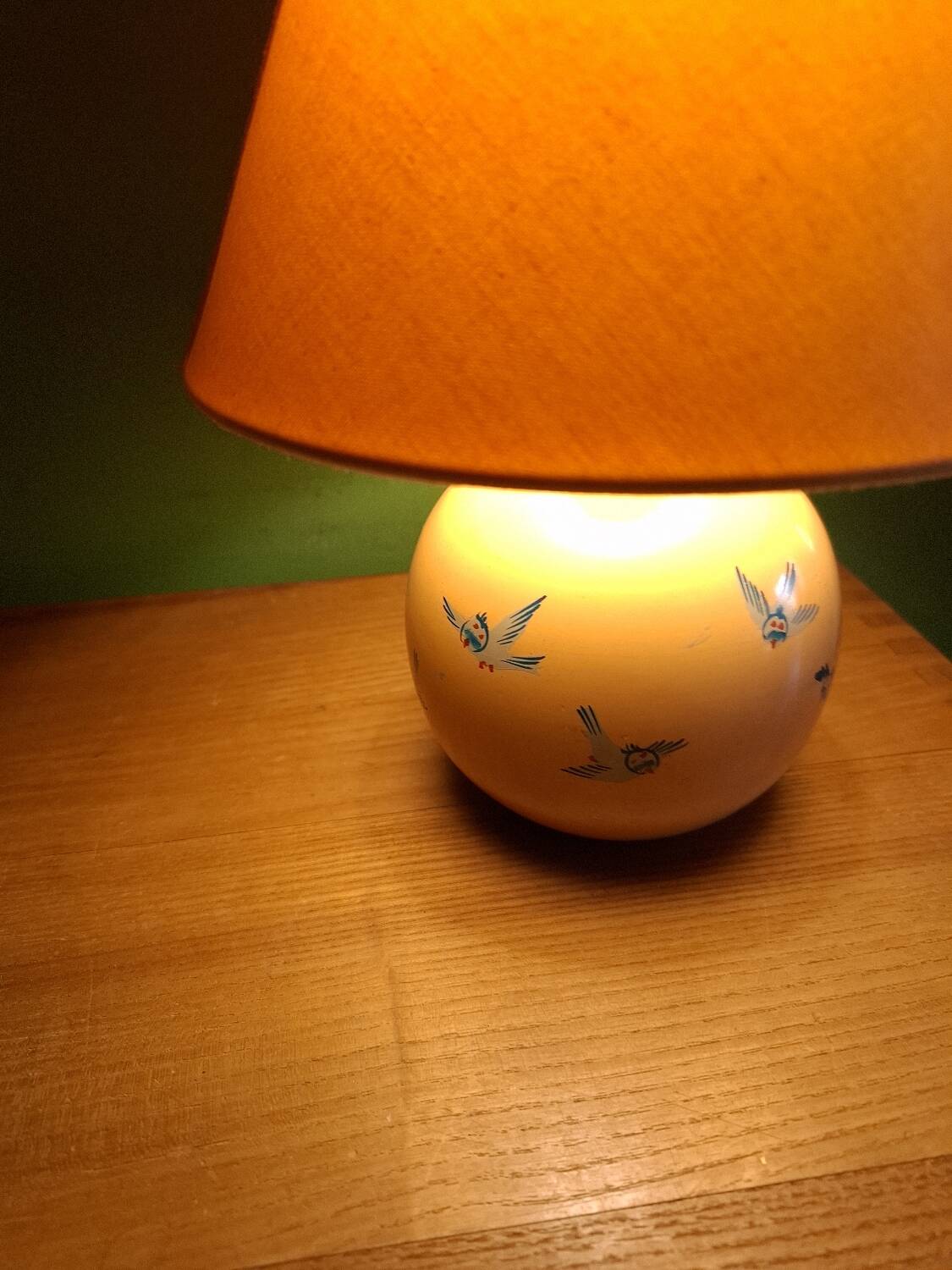 Vintage lamp, Mathias children's bedroom