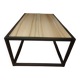 coffee table wood steel