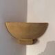 Art Deco wall lights in patinated plaster, France, 1925, set of 3