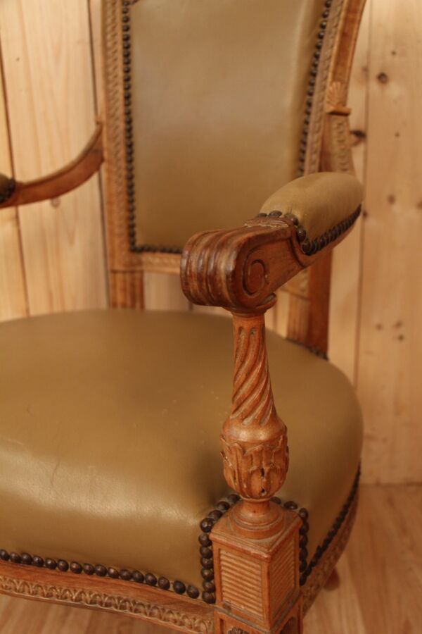 Paire de fauteuils d'époque Louis XVI Directoire XVIIIeme