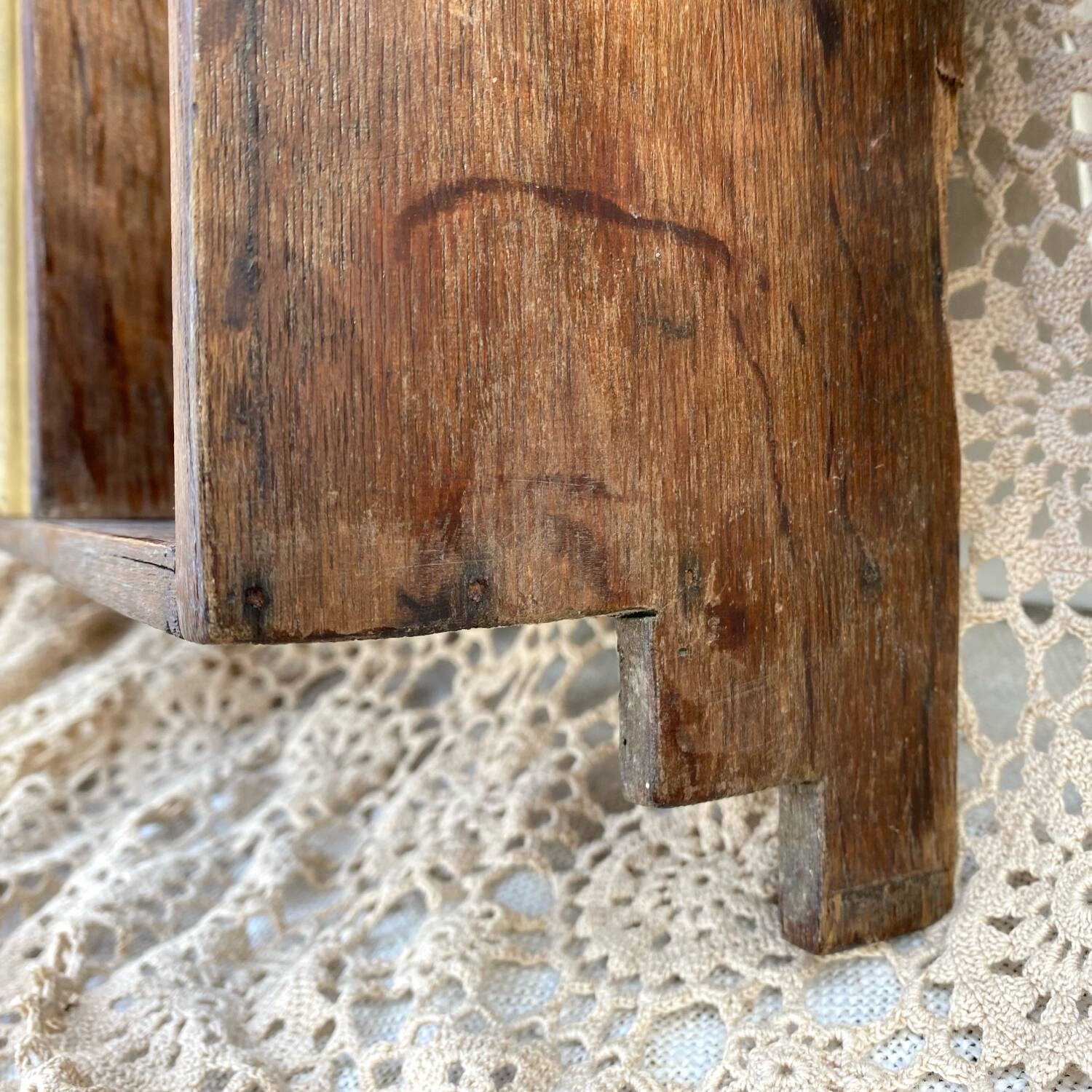 Antique wall shelf