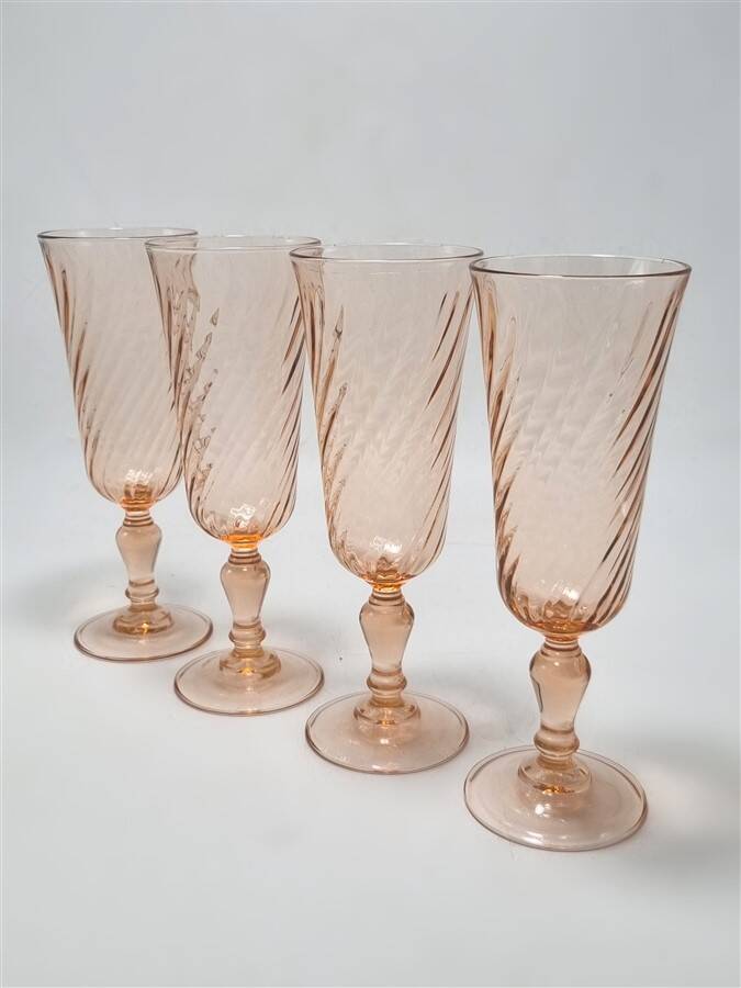 Rosaline champagne flutes