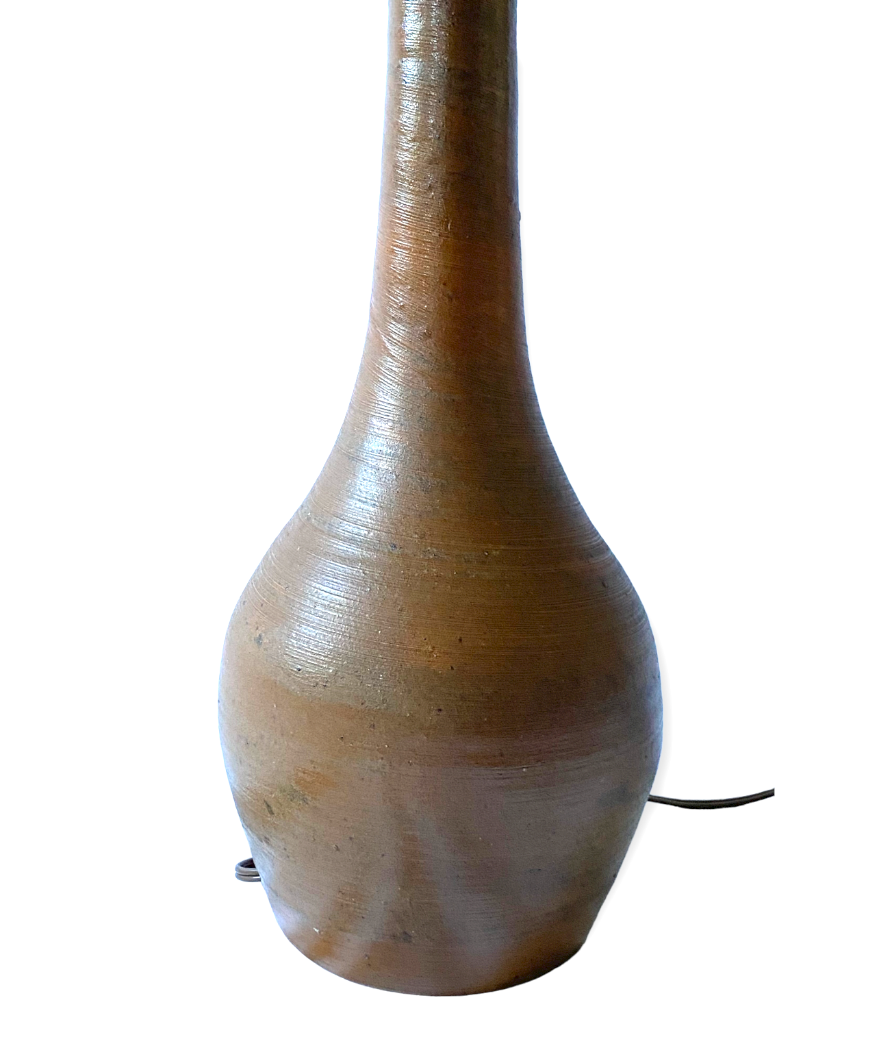 Mid-century earthenware table lamp, France 1950s