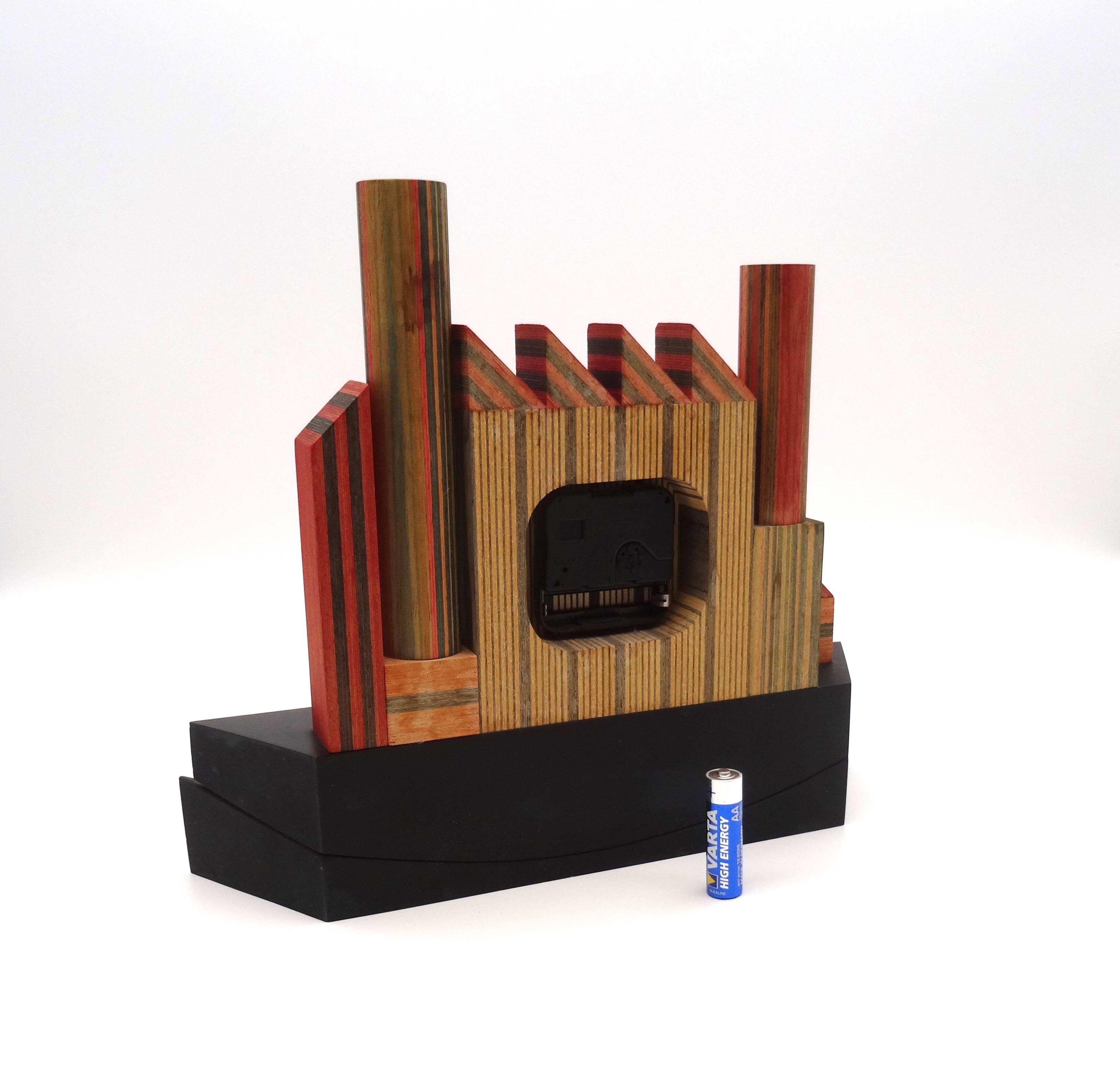 80s Postmodern memphis age Desk Clock by Pirondini