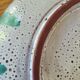 Large "Thistle" ceramic plate from Vallauris