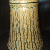 Sandstone vase enamelled large fire cooking 1930/50