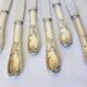6 vintage knives in English silver metal hallmarked 2106273