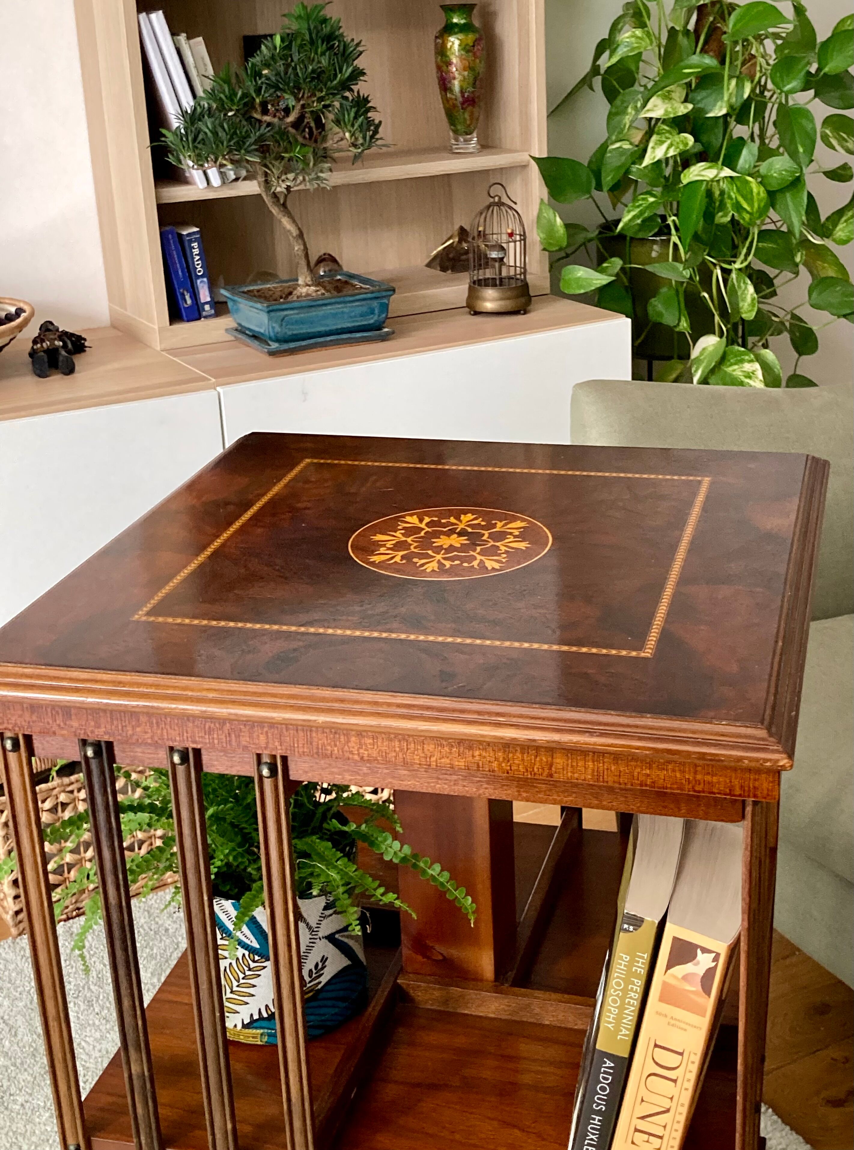 Swivel bookcase - English - 19th century style