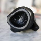 Free-form ceramic, painted black, 1969