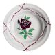 Set of 6 deep plates Saint-Amand "Dominique" 1950s Hand Decorated