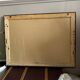 Beveled wooden mirror with glazing beads