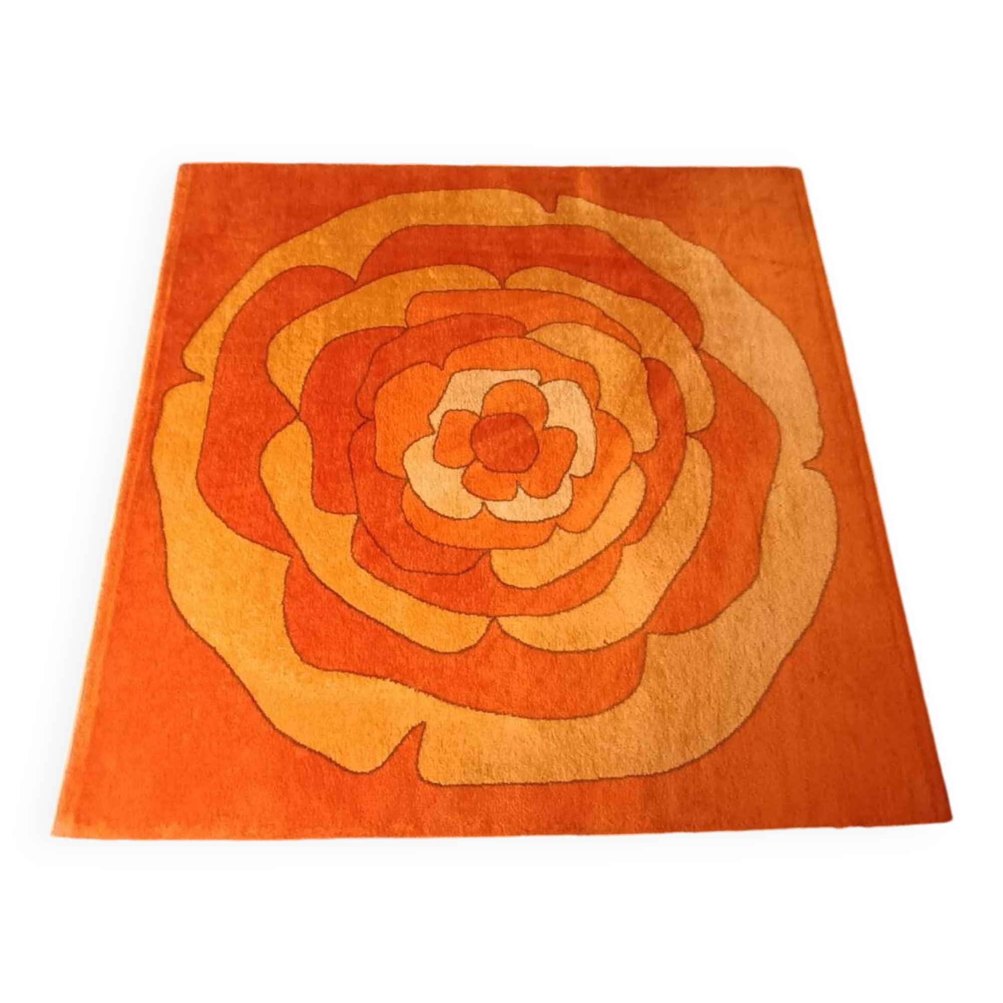 Vintage 1970 Space Age rug