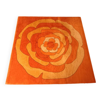 Tapis vintage 1970 Space Age