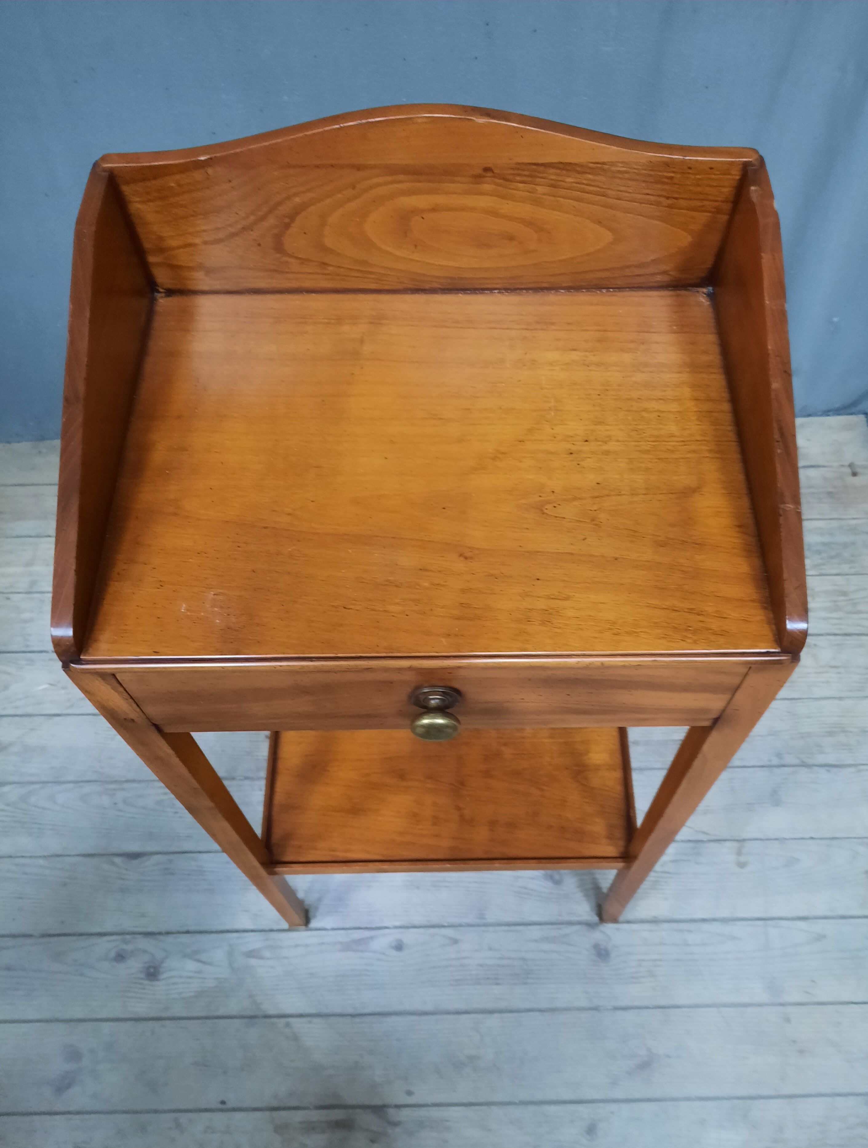 Cherry wood side table