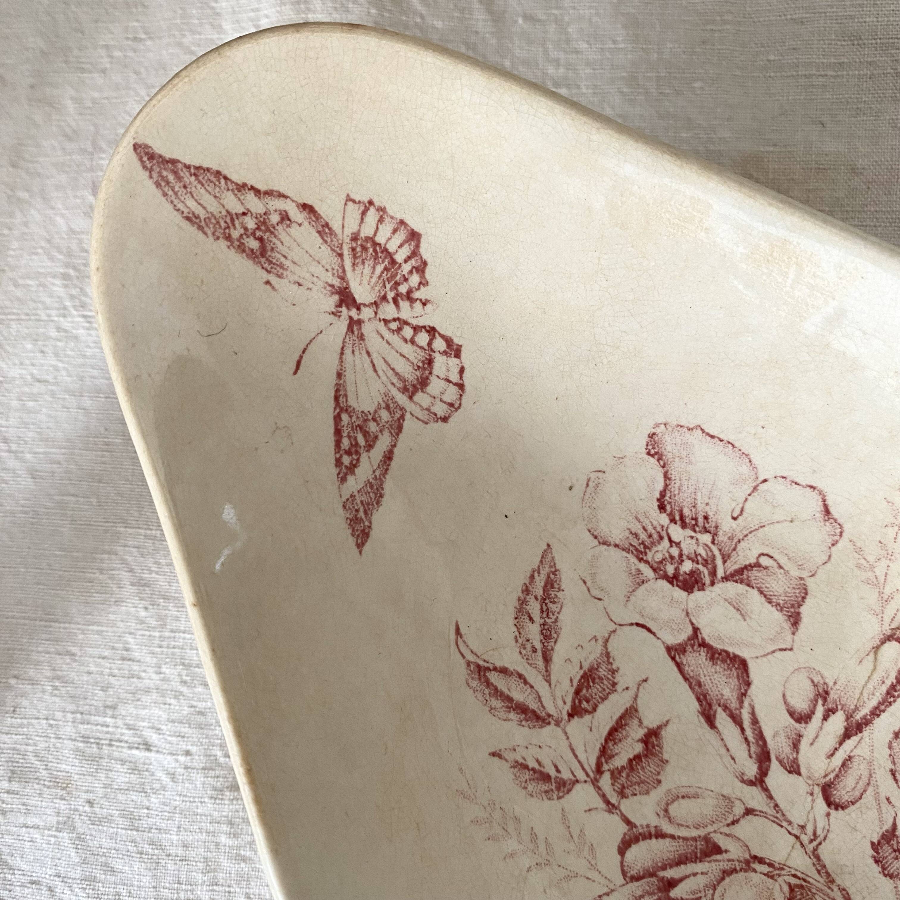 Badonviller ironstone dish with Virginia jasmine
