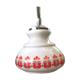 Hanging former opaline blanc monte - drop decor 70s vintage