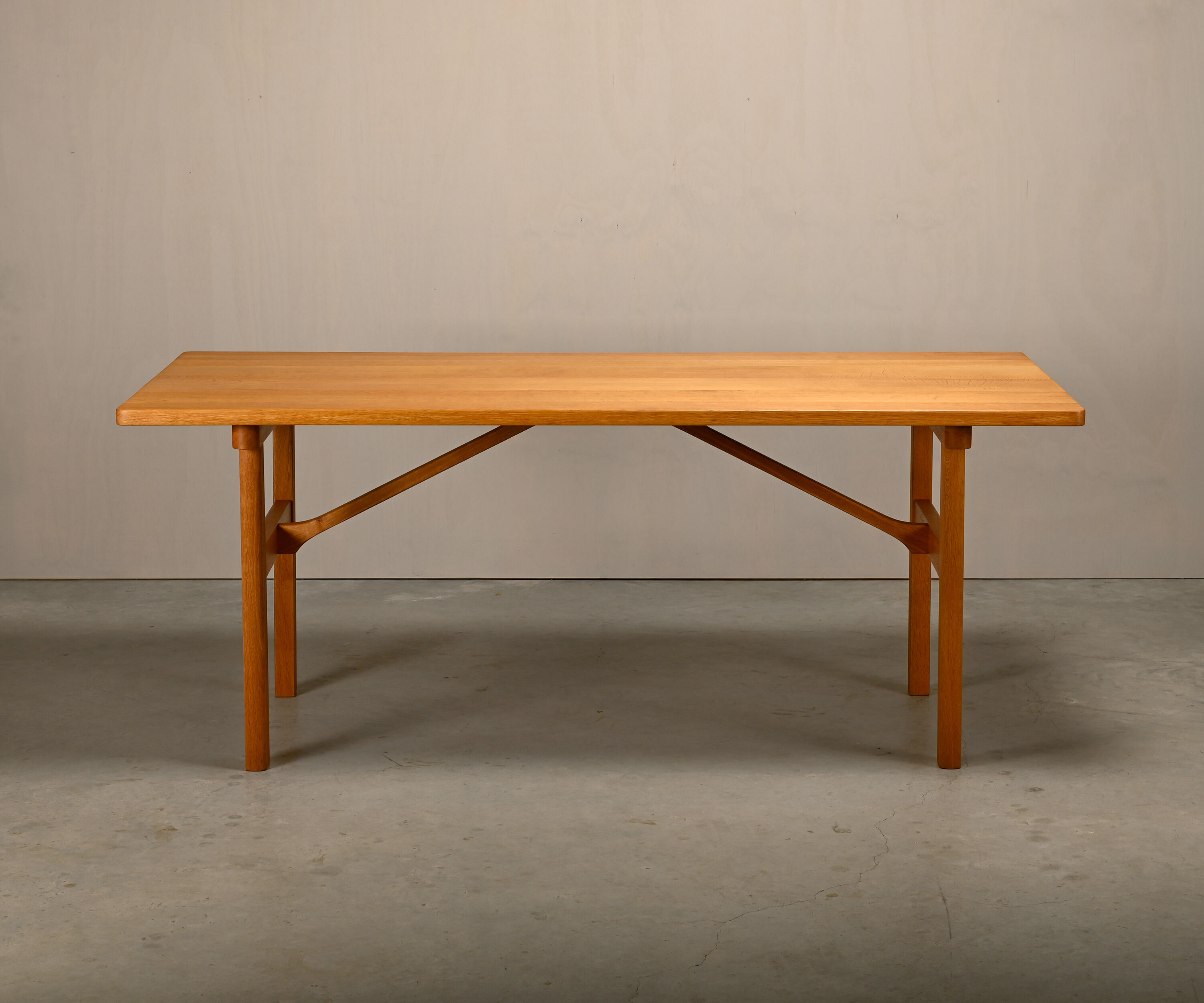 Børge Mogensen solid Oak Dining Table or Desk Model 6284 for Fredericia