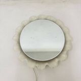 Vintage Lucite wall mirror with backlight , 1970’s , Germany