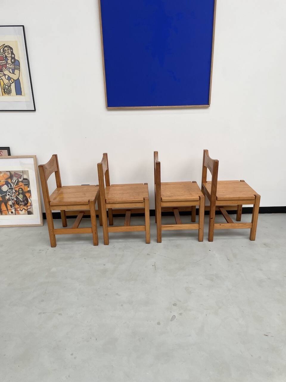 Table pin et chaises « hongisto » Ilmari Tapiovaara