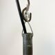Grey Industrial Pendant Lamp with Clear Glass Cover, 1970s