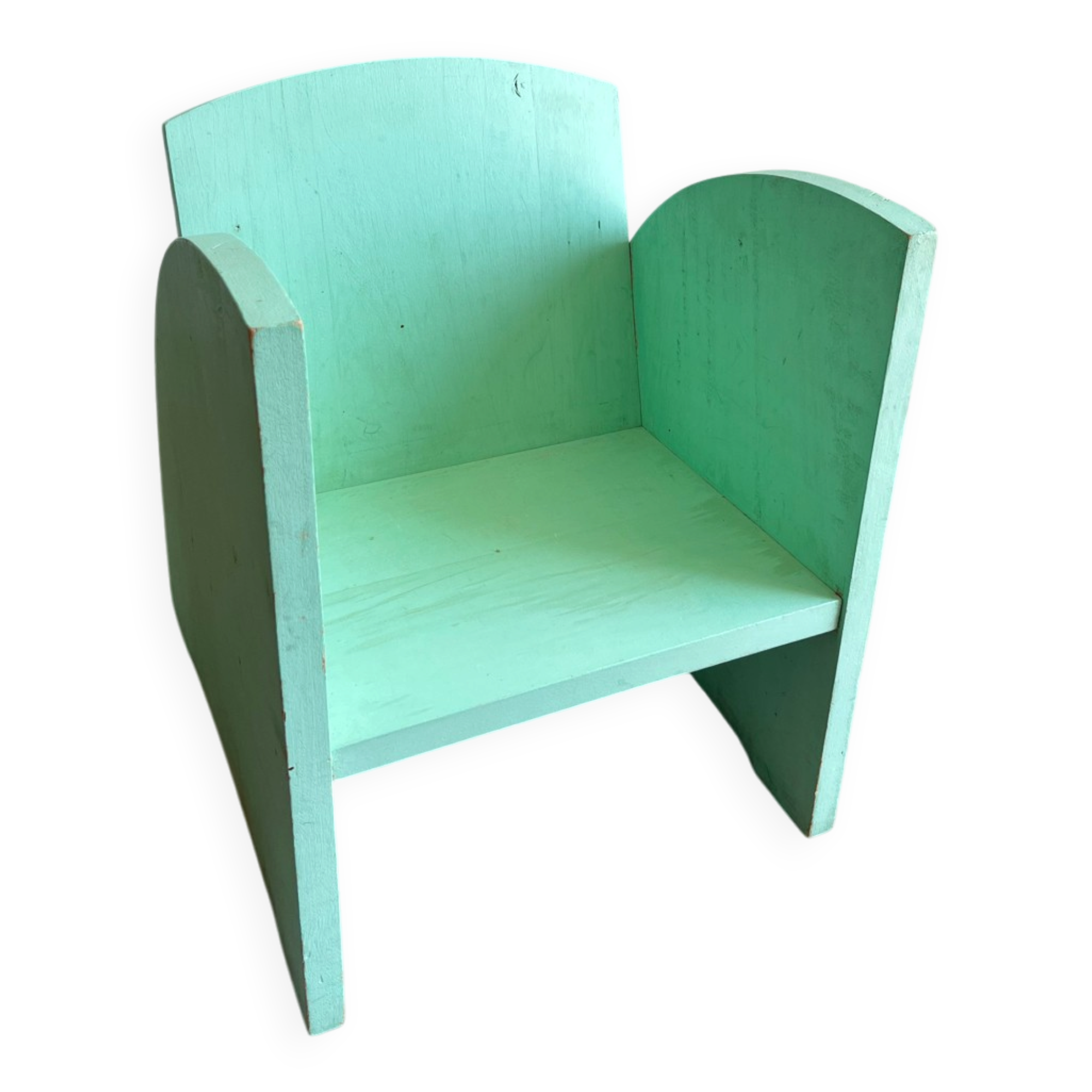 Fauteuil vintage pour enfant en bois
