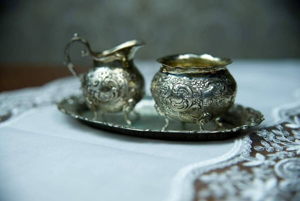 Vintage Silver Vessels, 1950s, Set of 3