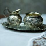 Vintage Silver Vessels, 1950s, Set of 3
