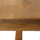 Solid oak table country 50s